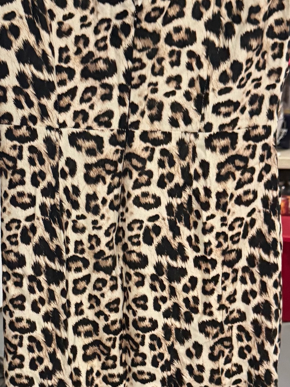 Zara Leopard Print Midi Dress - Tan & Black - Picture 4 of 5